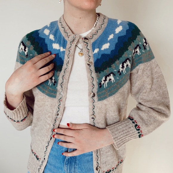 Orvis Sweaters - SOLD OUT Vintage Super Exclusive Orvis Cow Wool Sweater